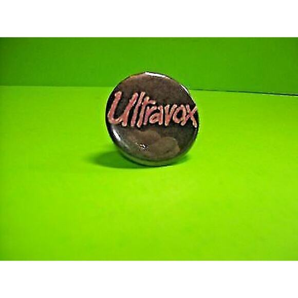 Ultravox Pin Badge Pinback Button Vintage 1980's New Wave Synth-Pop Original - Picture 1 of 2